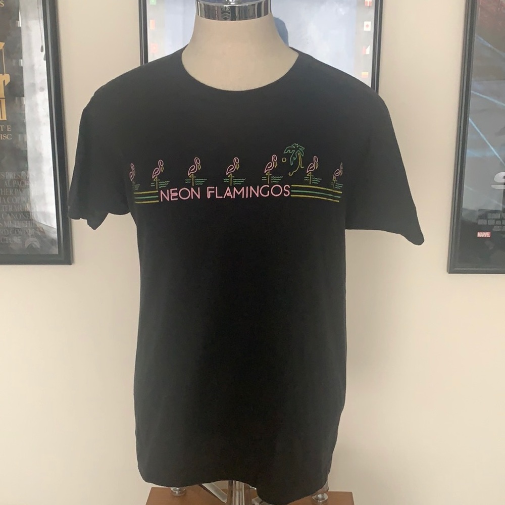 Vintage Neon Flamingos Shirt